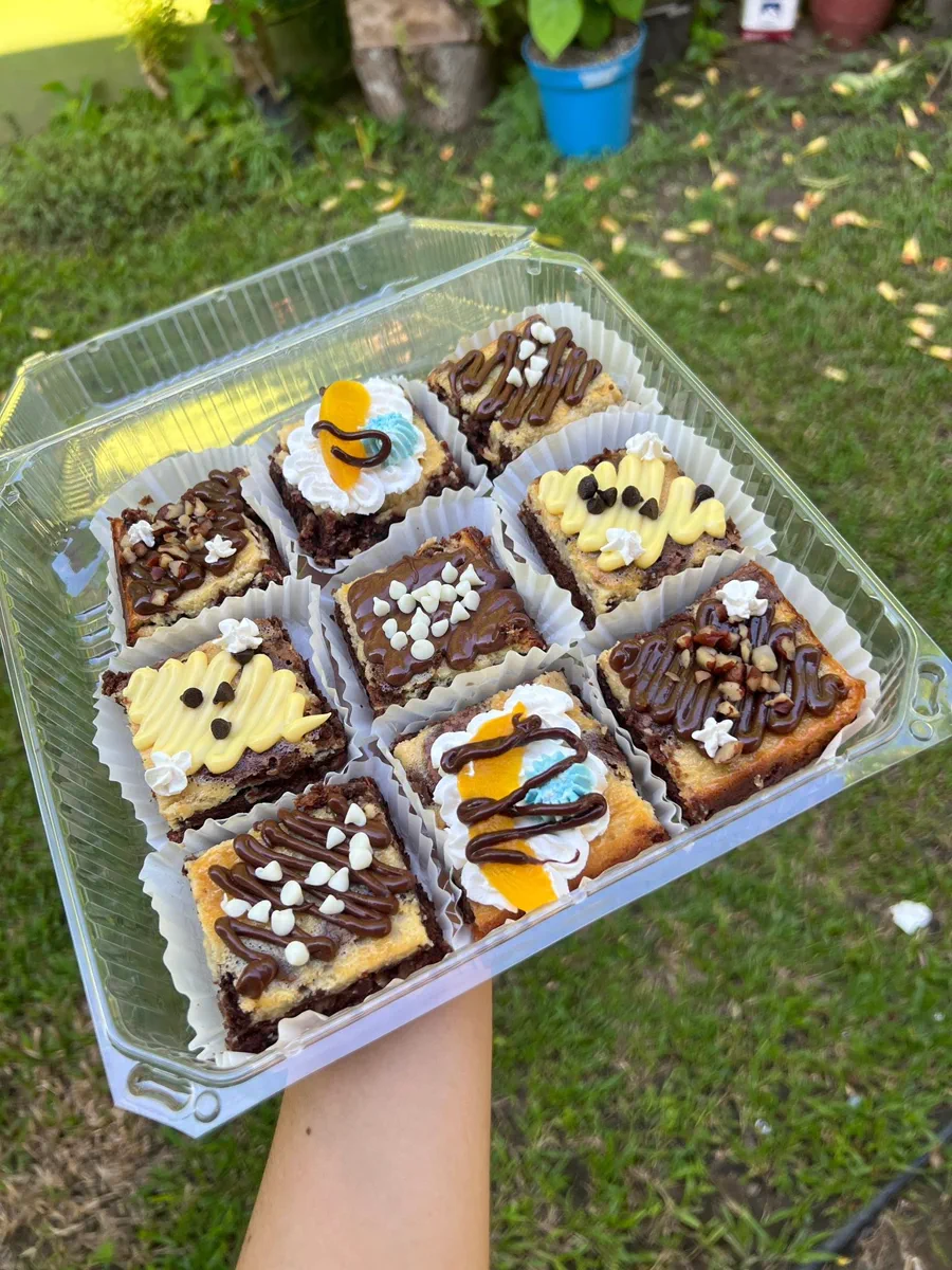 Antojitos de chocolate en pan tipo mantecadas